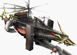 FF9 Ship Form in-game