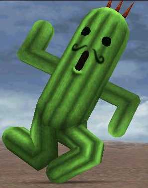 FF8 Jumbo Cactuar in-game